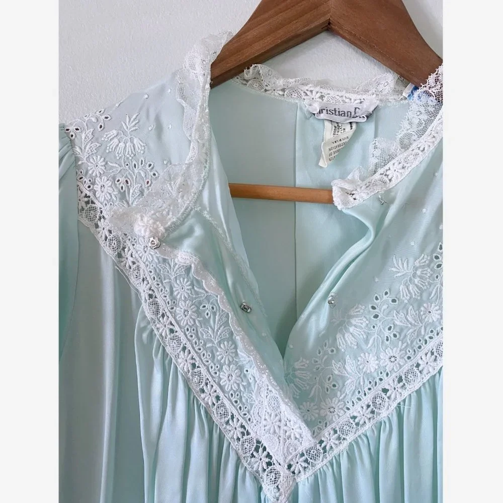 VINTAGE DIOR RARE 1960's Sleep Set Small/Petite - Picture 7 of 15